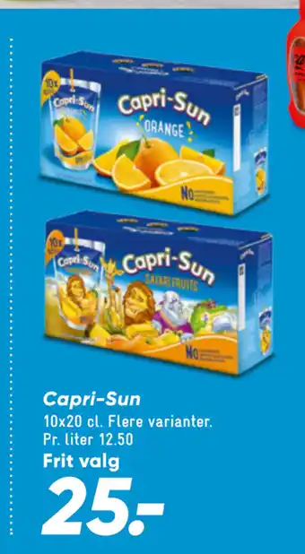 Bilka Capri-sun tilbud