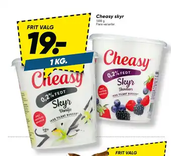 Bilka Cheasy skyr tilbud