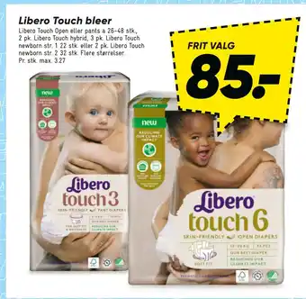 Bilka Libero touch bleer tilbud