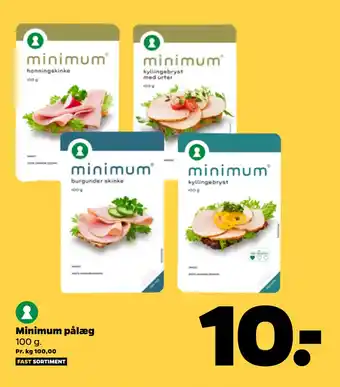 Netto Minimum pålæg tilbud