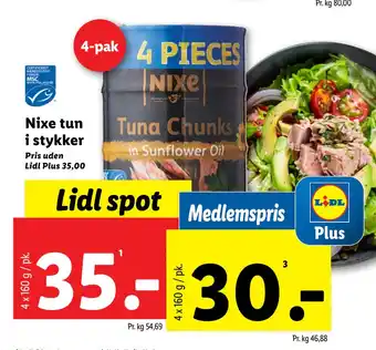 Lidl Nixe tun i stykker tilbud