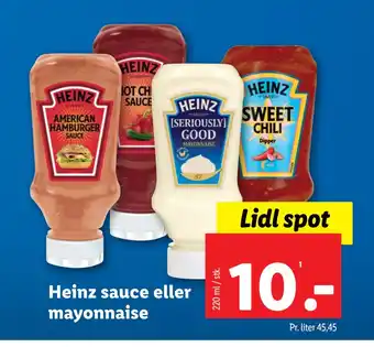 Lidl Heinz sauce eller mayonnaise tilbud