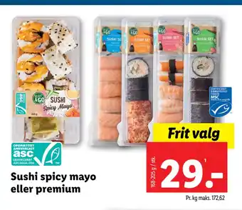 Sushi spicy mayo eller premium