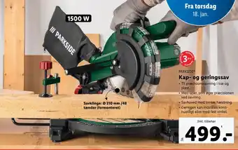 Lidl Kap- og geringssav tilbud