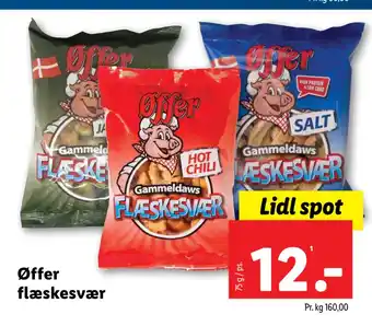 Lidl Øffer flæskesvær tilbud