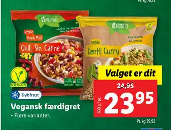 Lidl Vegansk færdigret tilbud