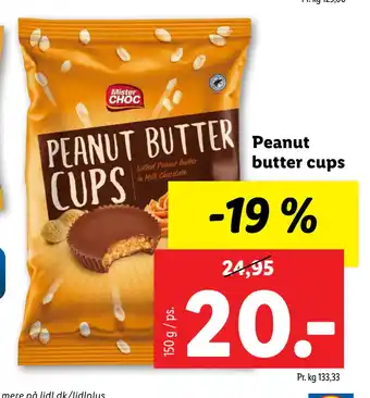 Lidl Peanut butter cups tilbud