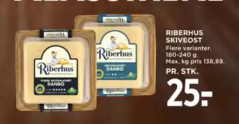 MENY Riberhus skiveost tilbud