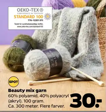 Netto Beauty mix garn tilbud