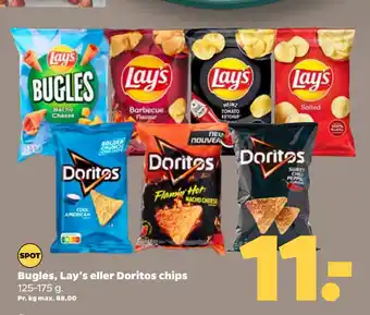 Netto Bugles, lay's eller doritos chips tilbud
