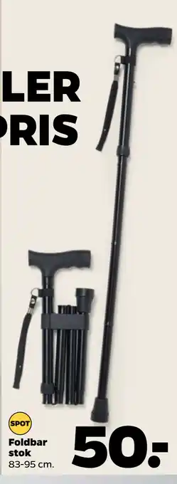 Foldbar stok