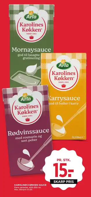 MENY Karolines køkken sauce tilbud