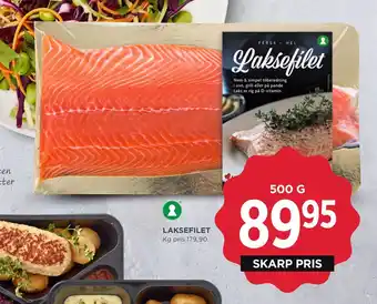 MENY Laksefilet tilbud