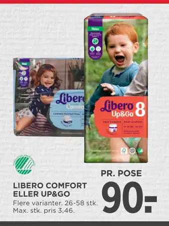 MENY Libero comfort eller up&go tilbud