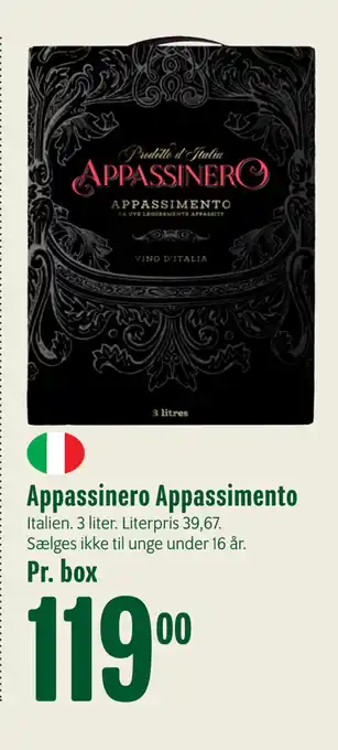 Min Købmand Appassinero appassimento tilbud