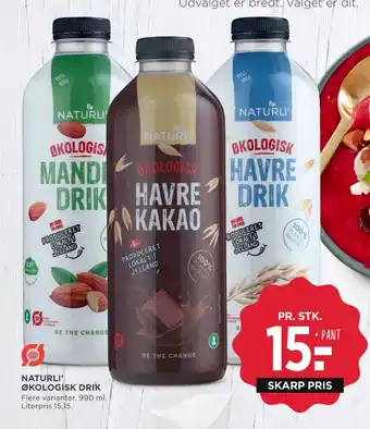 MENY Naturli’ økologisk drik tilbud