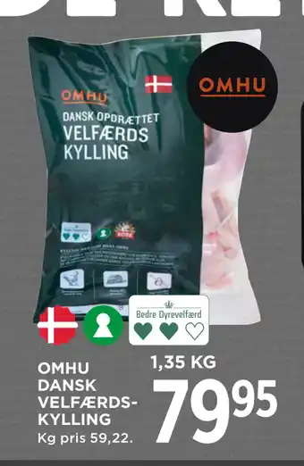 MENY Omhu dansk velfærds kylling tilbud