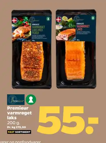 Netto Premieur varmrøget laks tilbud