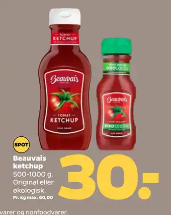 Netto Beauvais ketchup tilbud