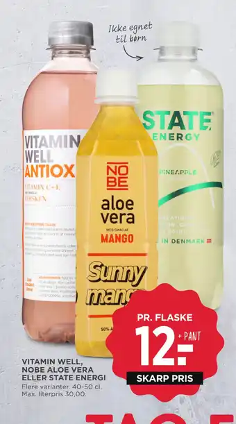 Vitamin well, nobe aloe vera eller state energi
