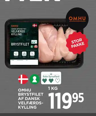 MENY Omhu brystfilet af dansk velfærds kylling tilbud