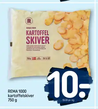 REMA 1000 Rema 1000 kartoffelskiver 750 g tilbud