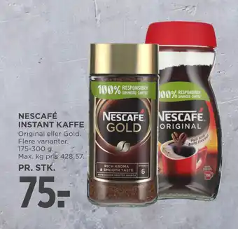 MENY Nescafé instant kaffe tilbud