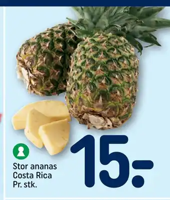 REMA 1000 Stor ananas costa rica tilbud