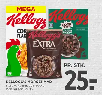 MENY Kellogg’s morgenmad tilbud
