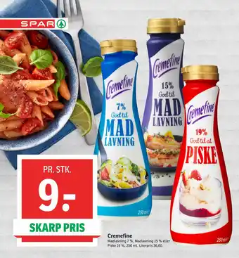 SPAR Cremefine tilbud