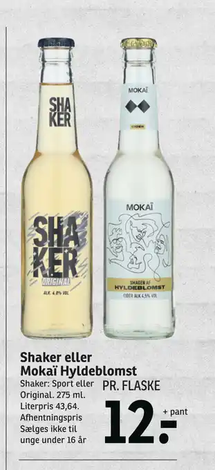 SPAR Shaker eller mokaï hyldeblomst tilbud