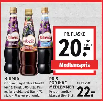 SPAR Ribena tilbud