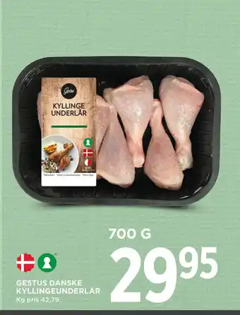 MENY Gestus danske kyllingeunderlår tilbud