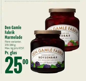 Min Købmand Den gamle fabrik marmelade tilbud