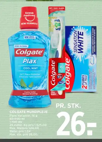 MENY Colgate mundpleje tilbud