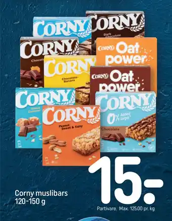 REMA 1000 Corny muslibars 120-150 g tilbud