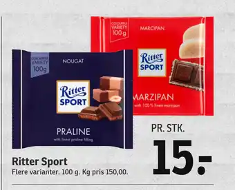 SPAR Ritter sport tilbud