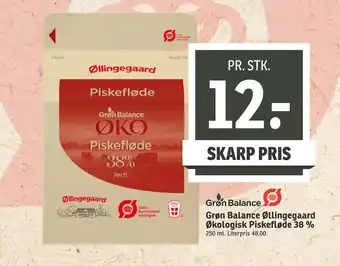 SPAR Grøn balance øllingegaard økologisk piskefløde 38 % tilbud