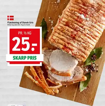 SPAR Flæskesteg af dansk gris tilbud