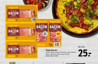 SPAR Tulip bacon tilbud