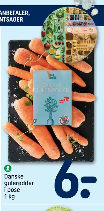 REMA 1000 Danske gulerødder i pose 1 kg tilbud