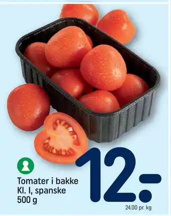 REMA 1000 Tomater i bakke kl. i, spanske 500 g tilbud