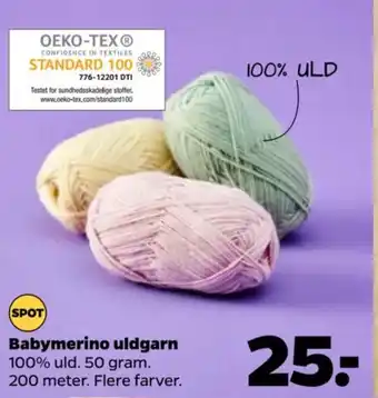 Babymerino uldgarn