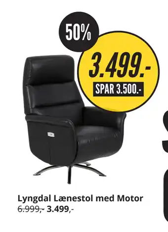 My Home Lyngdal lænestol med motor tilbud