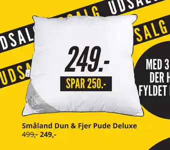 My Home Småland dun & fjer pude deluxe tilbud