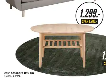 My Home Dash sofabord ø90 cm tilbud