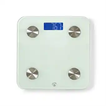 Smart personvægt til wi-fi - kropsanalyse, herunder bmi og biologiske alder - maksimal belastning: 180 kg