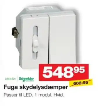 Bauhaus Fuga skydelysdæmper tilbud