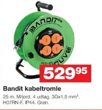 Bauhaus Bandit kabeltromle tilbud