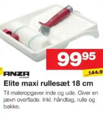 Bauhaus Elite maxi rullesæt 18 cm tilbud